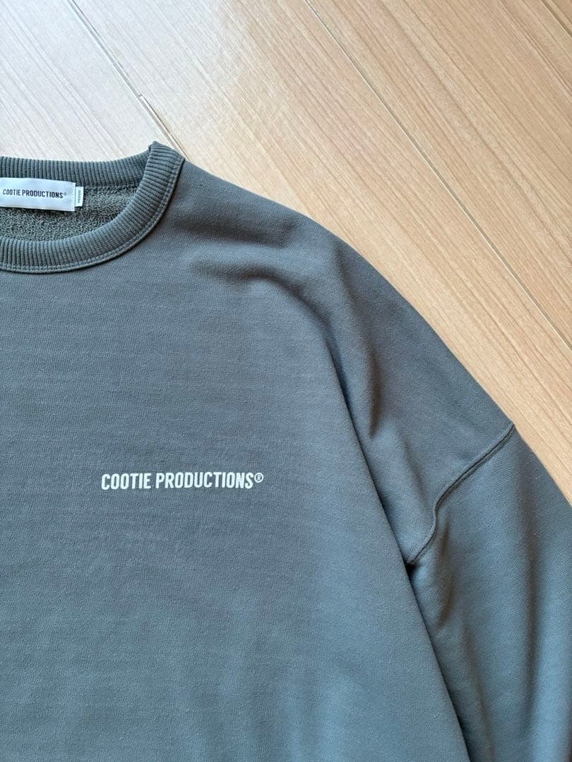 cootie Dry Tech Oversized Sweat Crew グレー