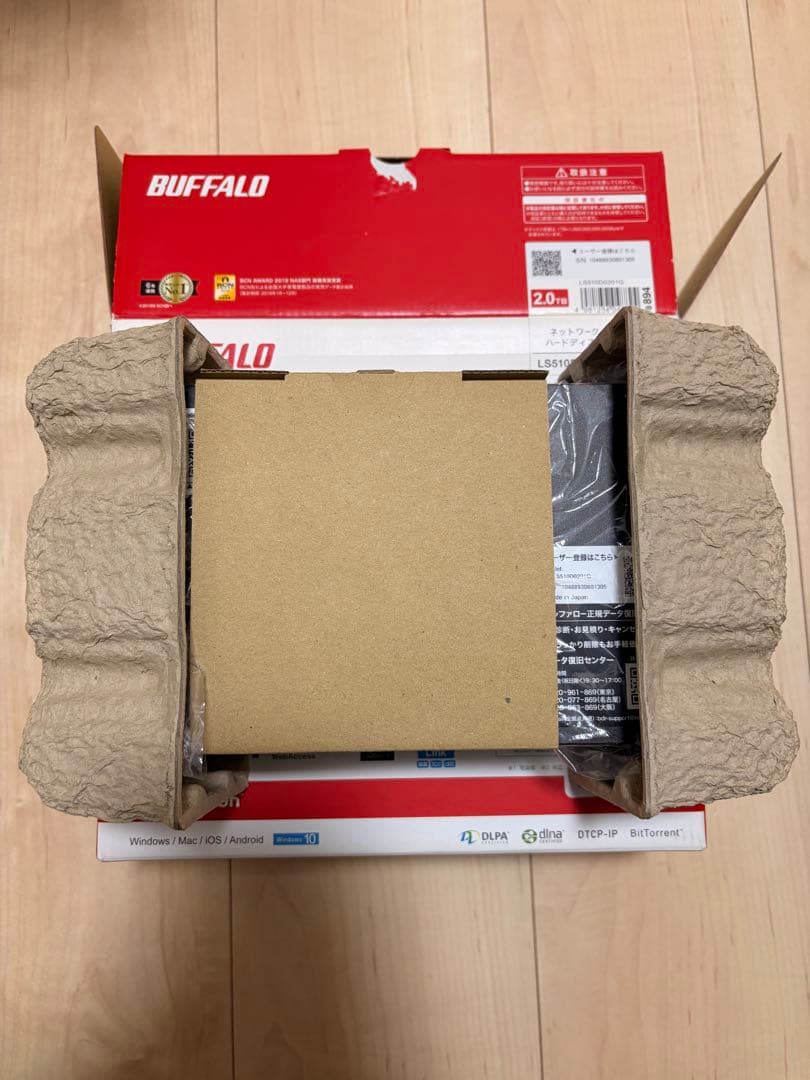 外付けハードディスク・ドライブ BUFFALO NAS