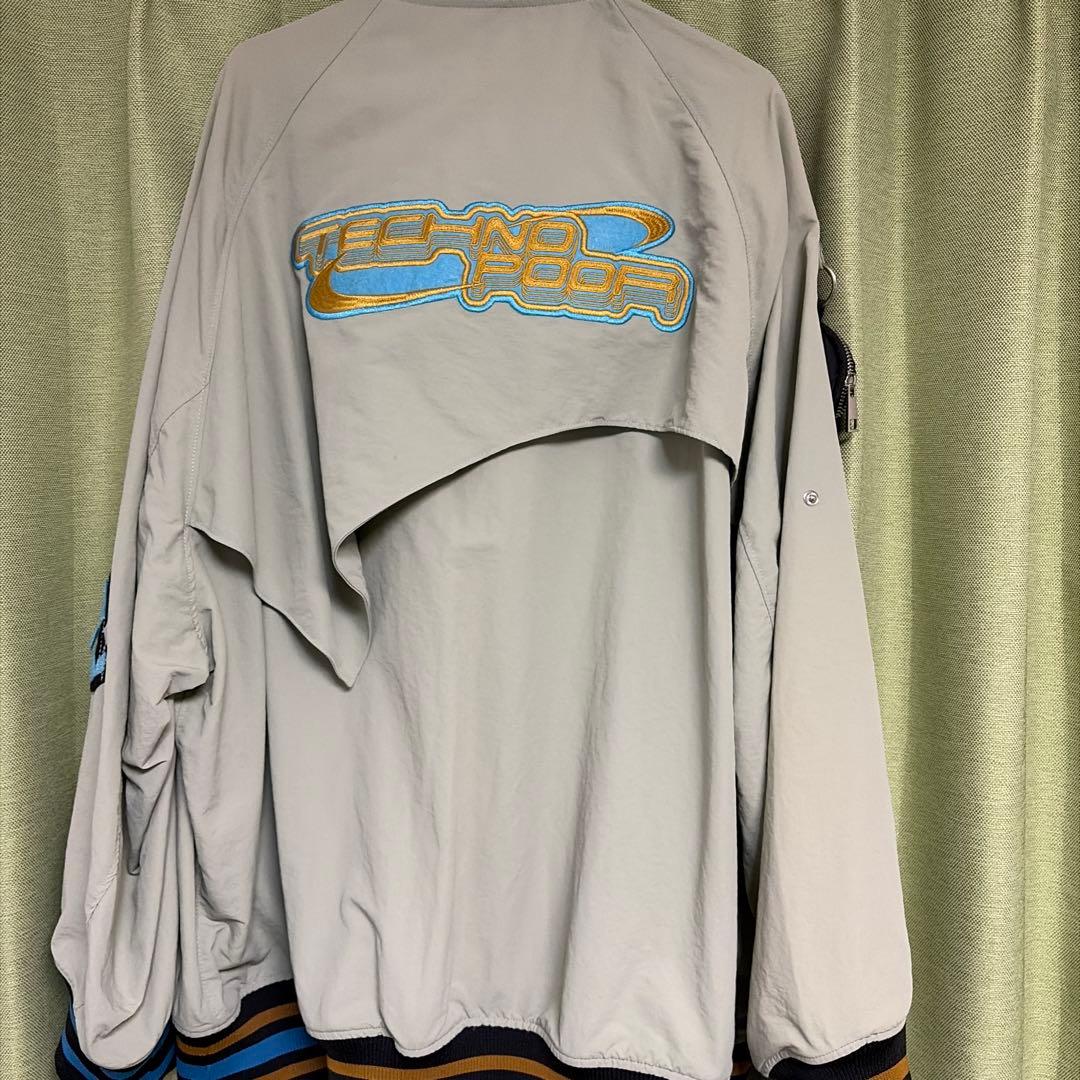 ずとまよ テクノプアジャケット ライトグレー XL しゃもじ付き