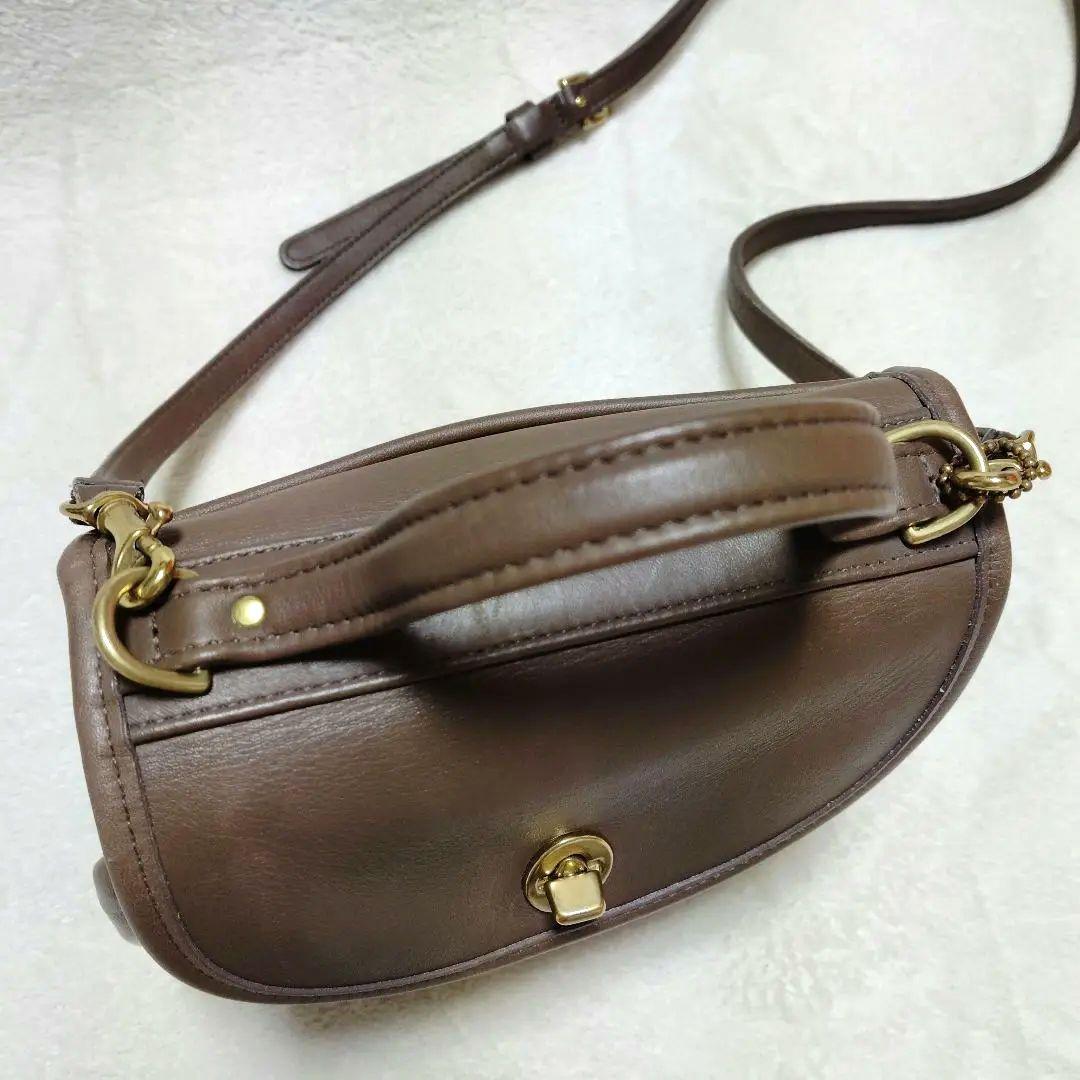 オールドコーチ　ショルダーバッグ　2way　ターンロック　USA製　希少カラー