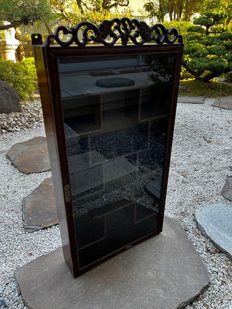 中国美術 壁掛け棚 ウォールラック コレクション　アンティーク