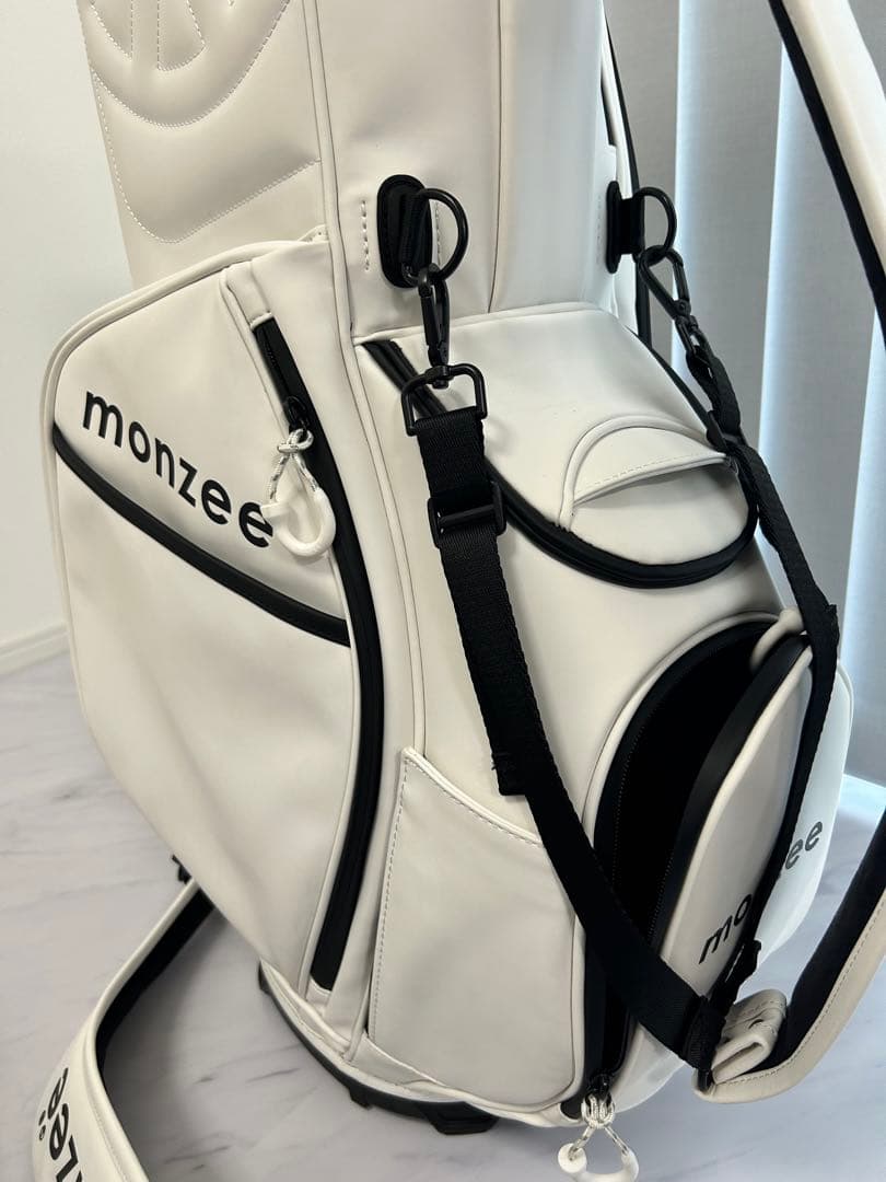 monzeeキャディバック　ホワイト　【美品⭐︎】