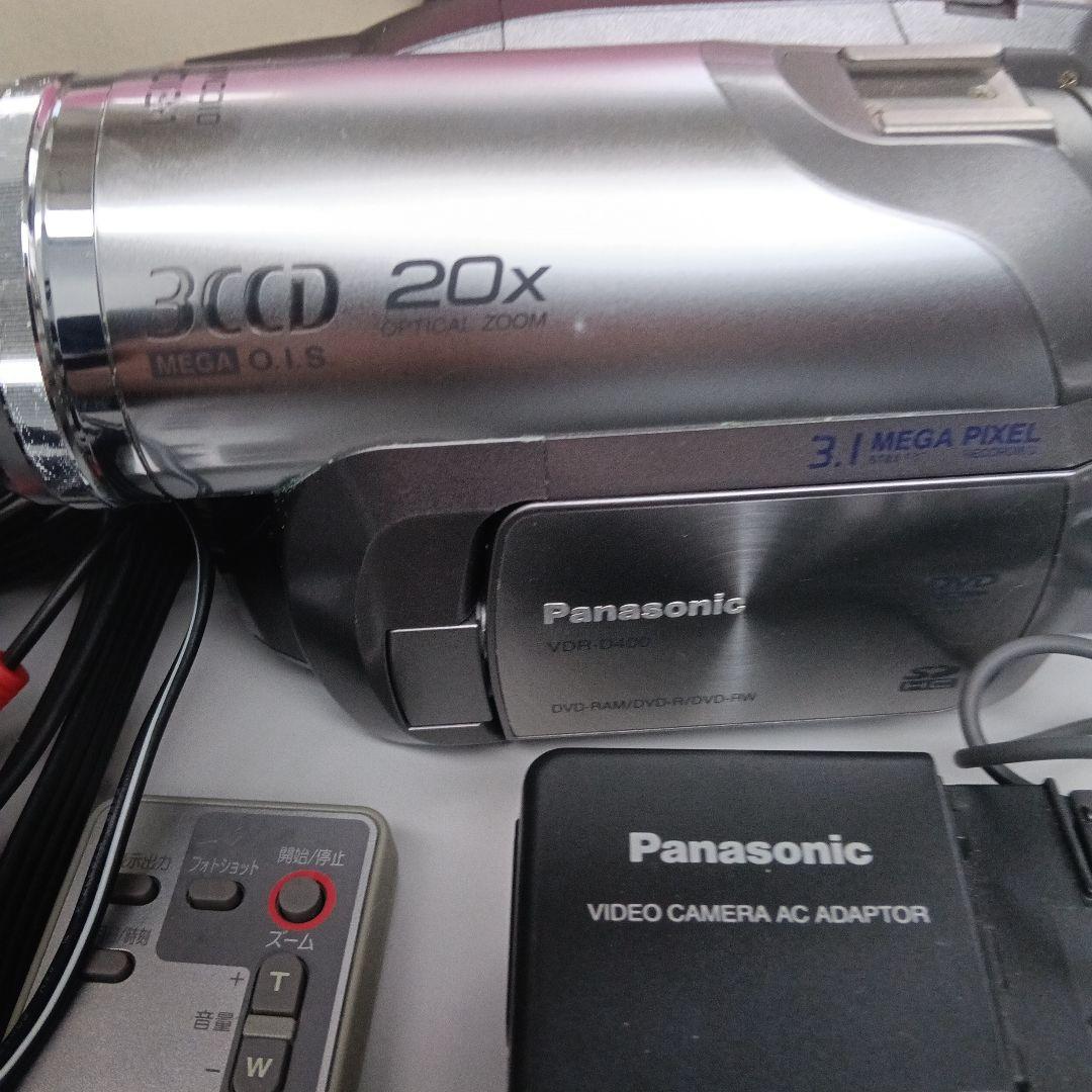 パナソニックPanasonicVDR-D400ビデオカメラ本体バッグ小物セット