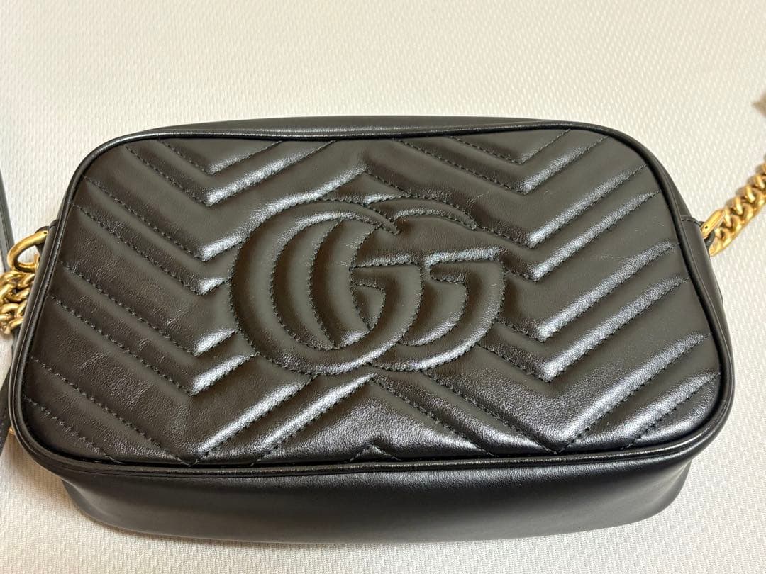 【ＭＯＭ*さま専用】GUCCI GGマーモント ショルダーバック