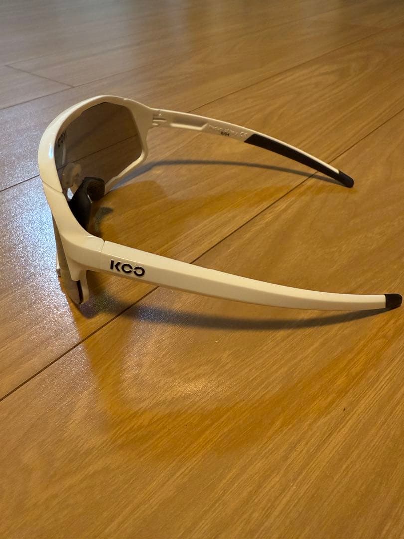 KOO DEMOS KASKスポーツサングラス ホワイト/ブルー　ロードバイク