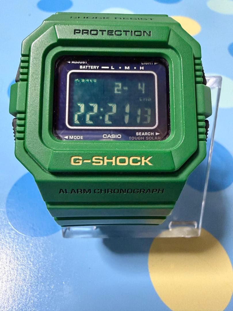 CASIO G-SHOCK G-5500C グリーン タフソーラー