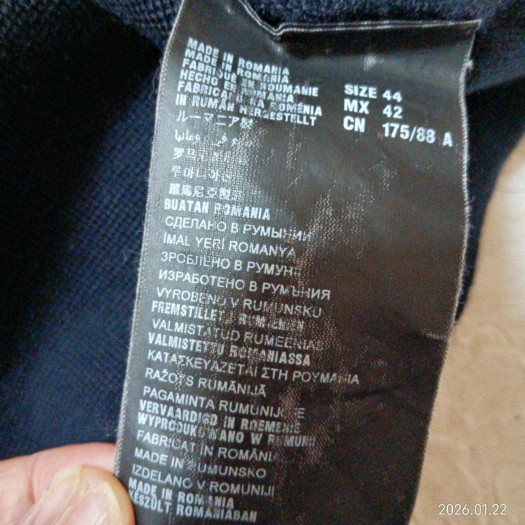 美品　プラダ　ウール　リブ　ジップアップ　ジャンパー