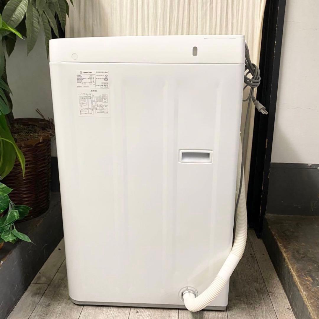 人気のSHARP♪取説付き！一人暮らし1年生にもおすすめ！全自動洗濯機5.5kg