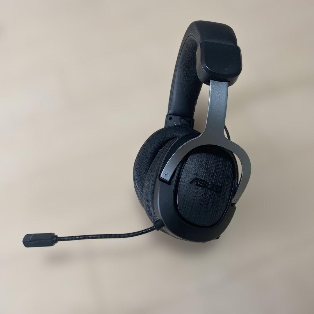 有線 ゲーミングヘッドセット USB接続 マイク付き ブラック