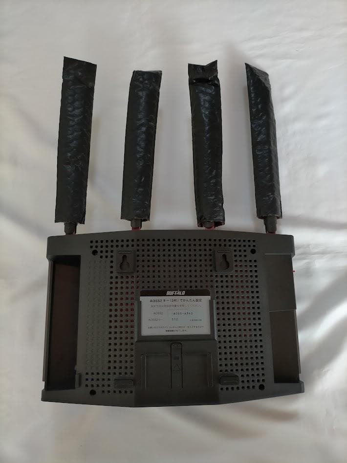 美品　BUFFALO ルーター　WXR-5950 AX12　Wi-Fi 6