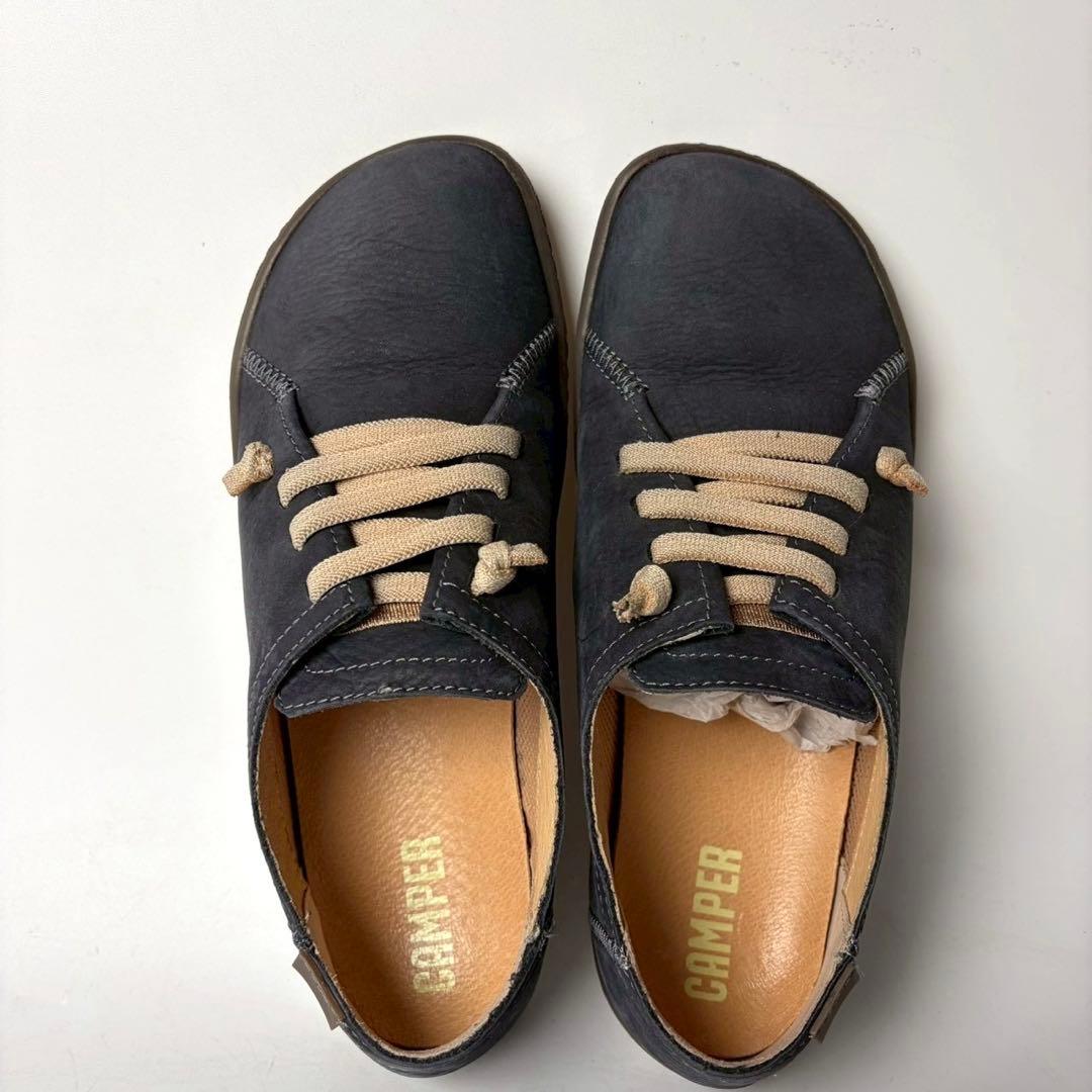 【未使用級】Camper PEU CAMI ペウカミ　シボレザー　NV 23cm