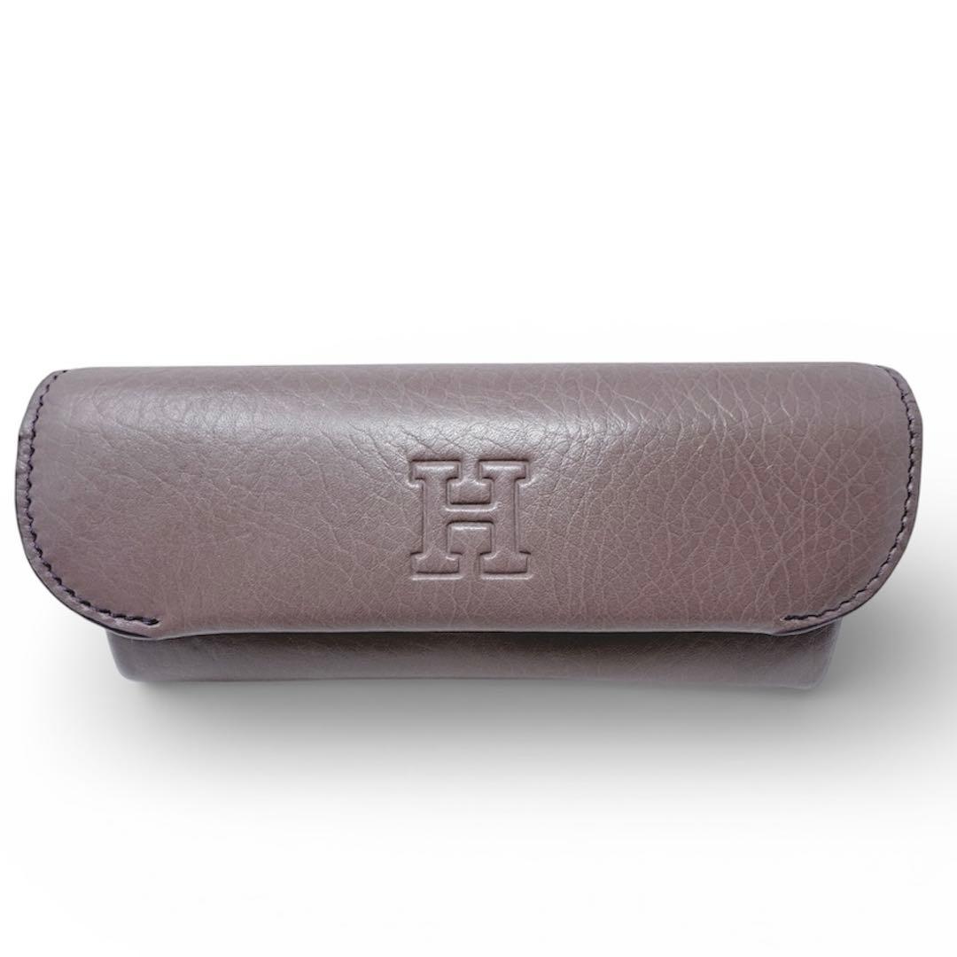 極美品 HIROFU ヒロフ レザー メガネケース 眼鏡ケース