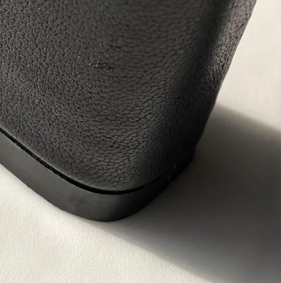 ADAM ET ROPE' MOL レザー ワイド シャフト ブーツ ブラック