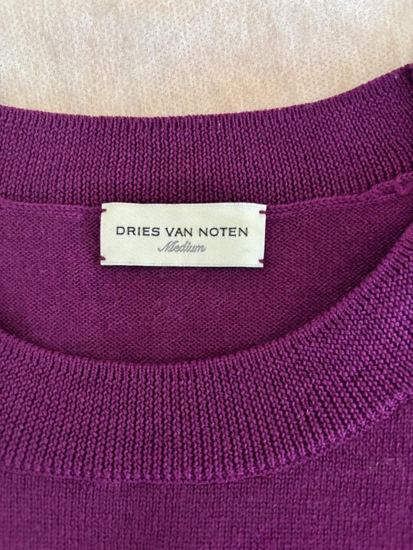 DRIES VAN NOTEN 紫色 ニット セーター Medium
