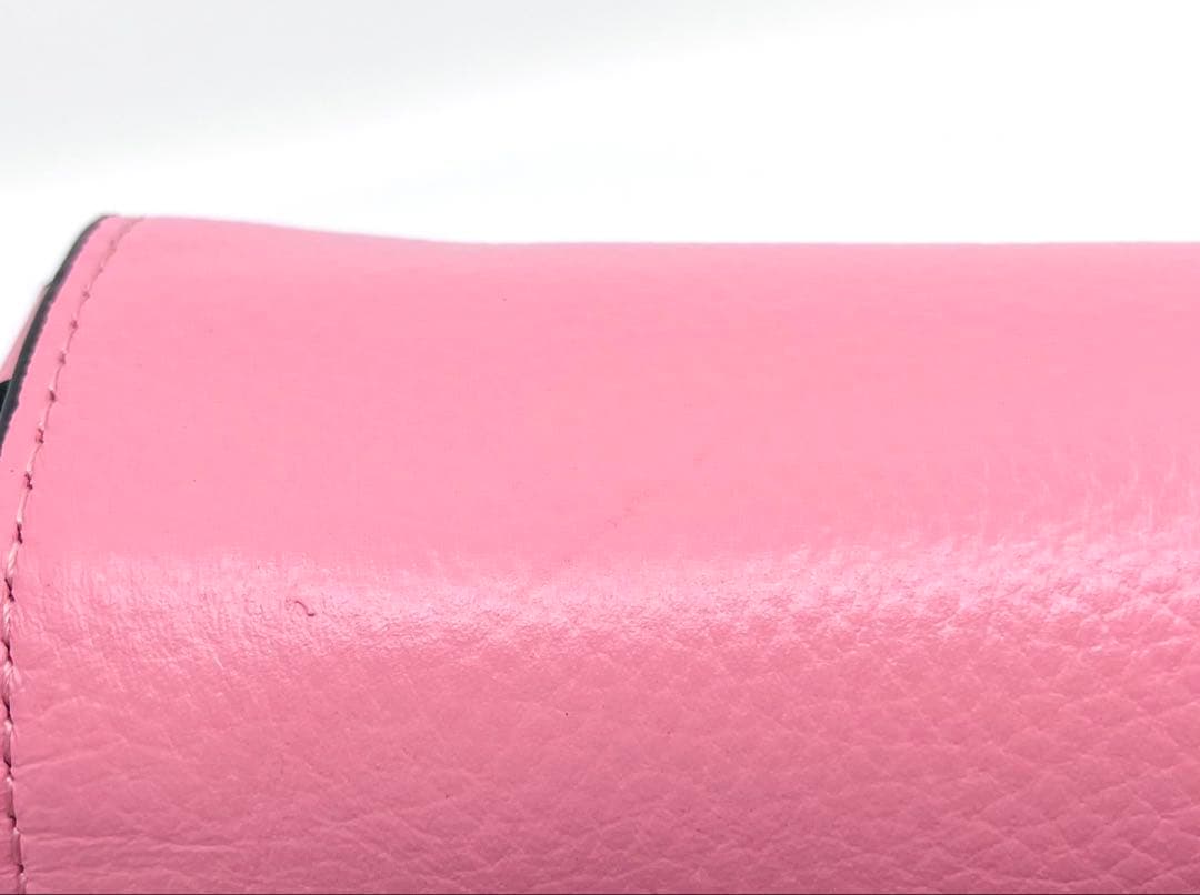 【新品・未使用】COACH シグネチャー ピンク フラップ ショルダー バッグ