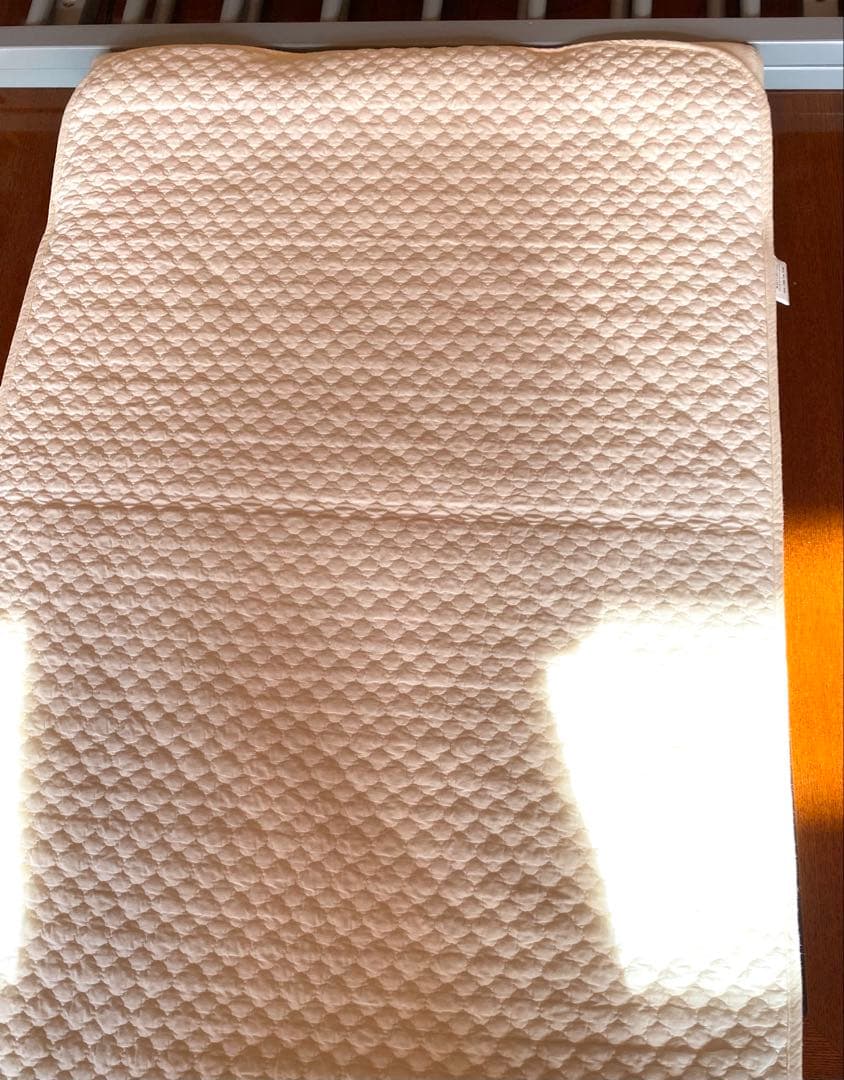 ベビーベッド　日本製　グレー　キンタロー　マットレス2枚付