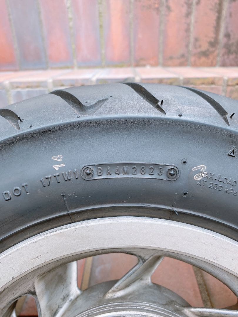 MF02 フュージョン ホンダ純正 リアホイールセット