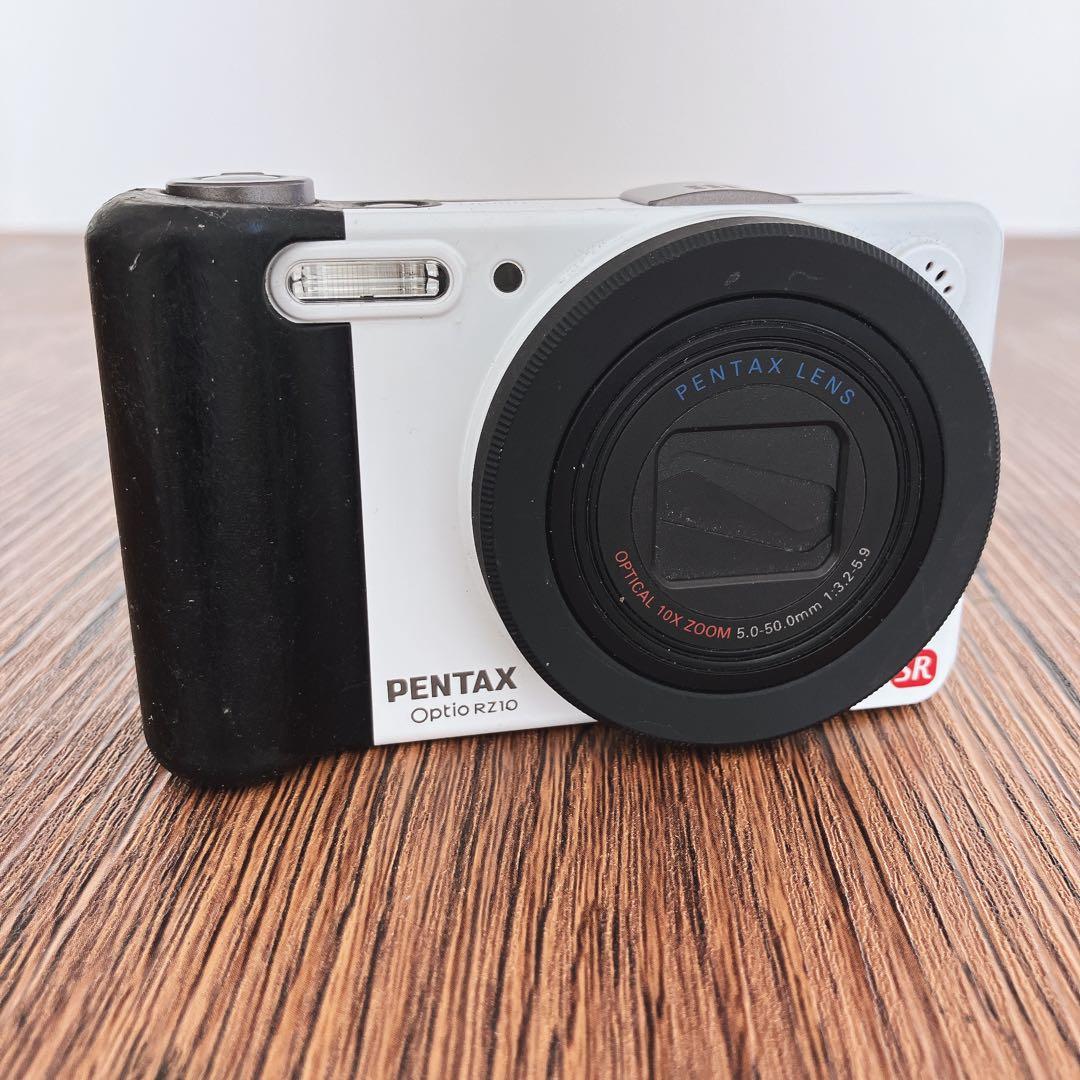 PENTAX Optio RZ10 ピュアホワイト　コンパクトデジタルカメラ
