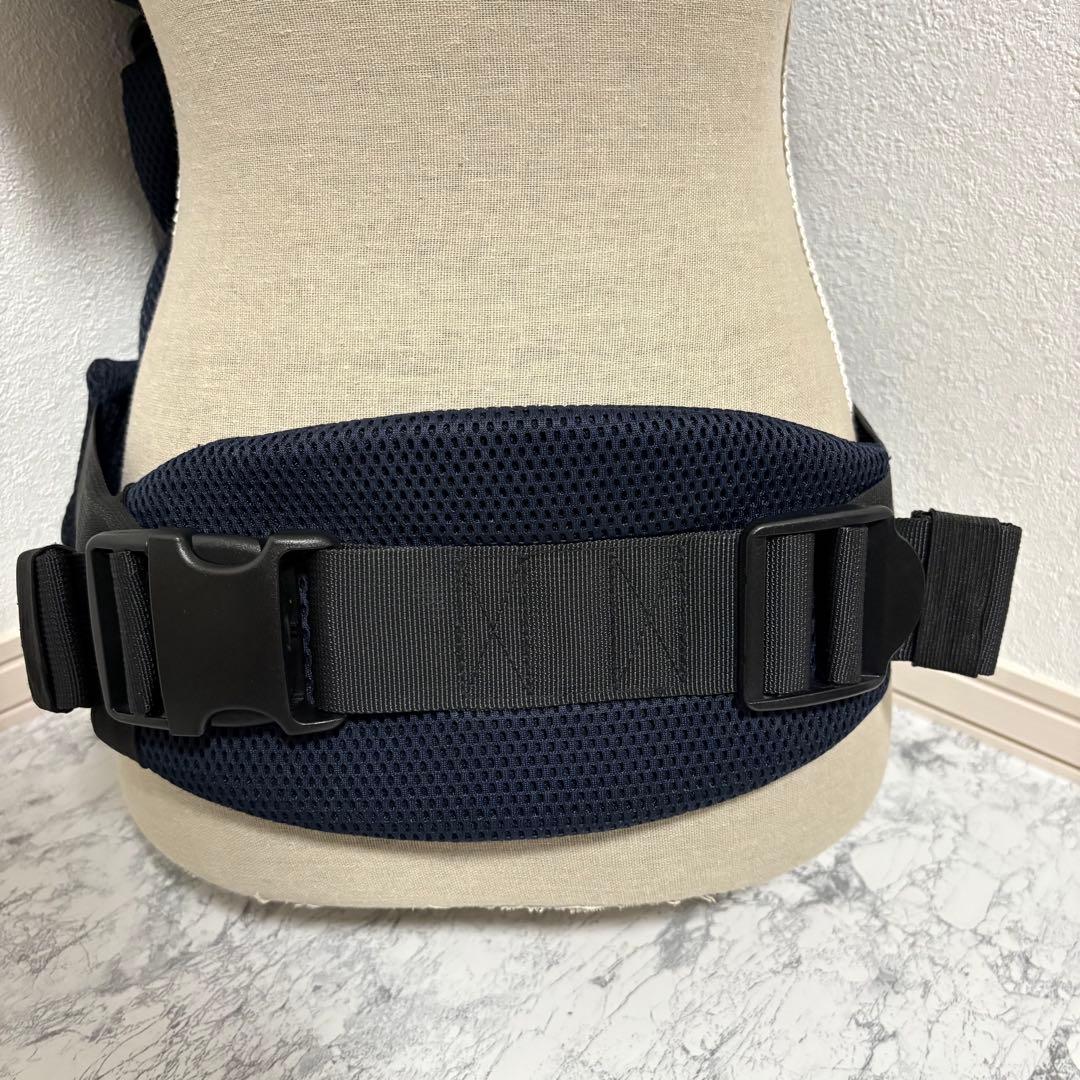 美品✨清潔✨手洗い済✨エールべべ ベビーキャリア　メッシュコンパクト