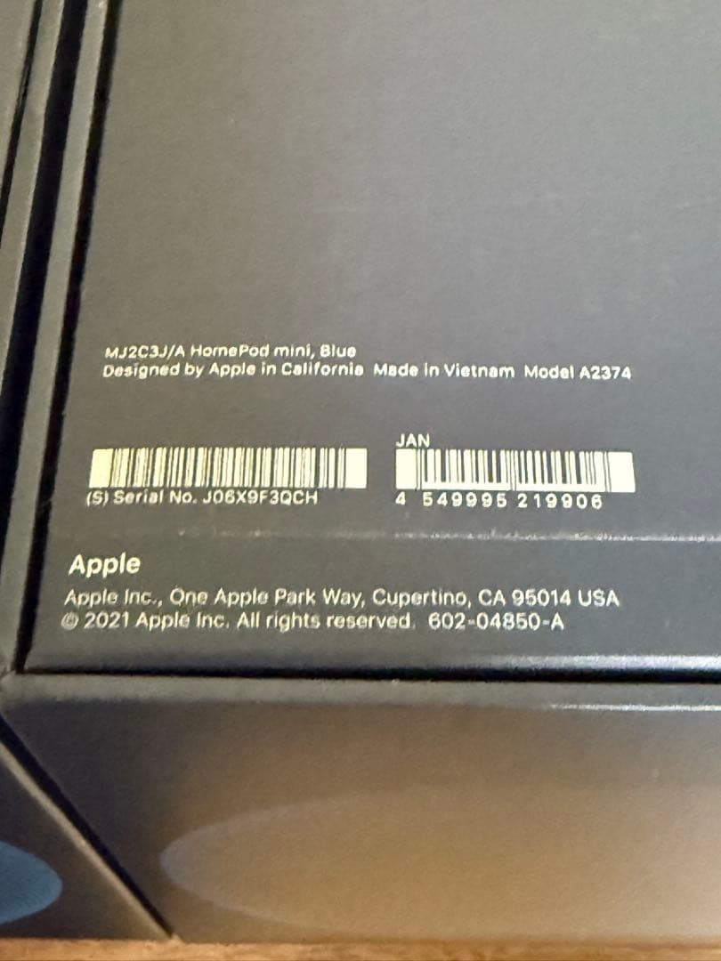 Apple Pod mini ブルー 2個セット