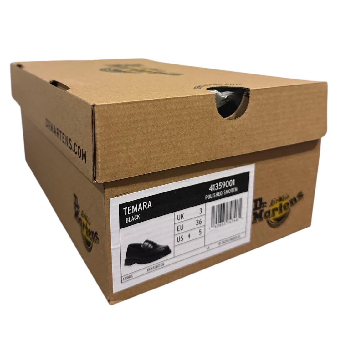 ドクターマーチンTEMARA ローファー シューズ UK3 新品 ブラック