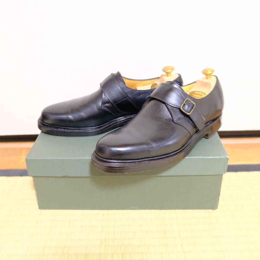 エドワードグリーン 旧ロゴ FALMOUTH モンクストラップ 4046.5D