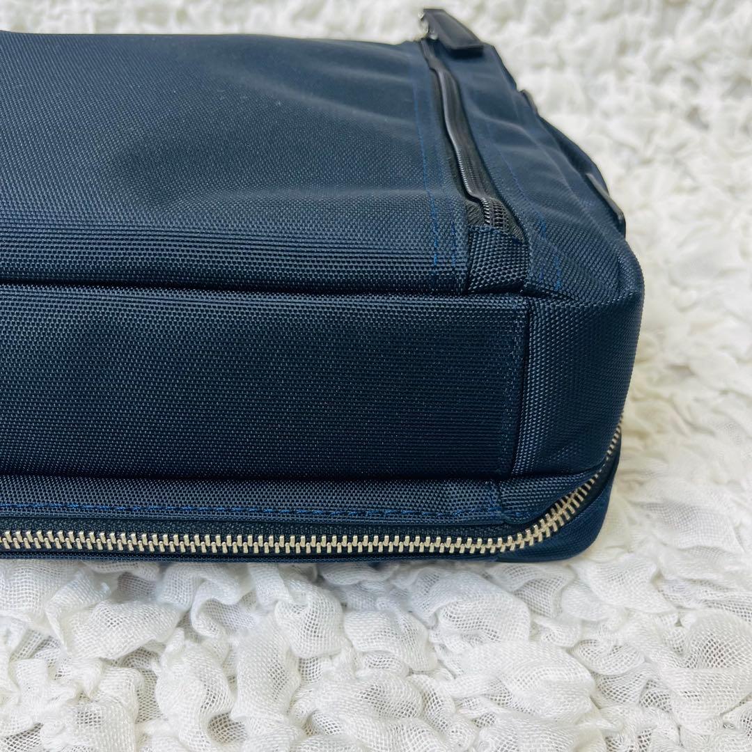 ユナイテッドアローズ グリーンレーベル レザービジネスバッグ黒リュック紺3way