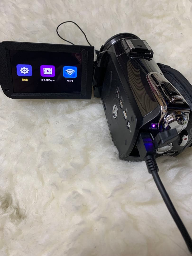 未使用　4Kビデオカメラ SONY製CMOSセンサー搭載　ハンディカメラ