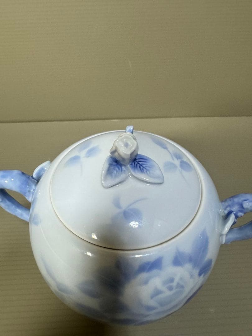 2289 希少　深川製磁　ティーポット1客　シュガーポット1客