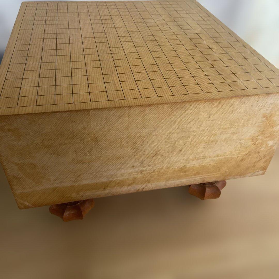 碁盤と碁石　￼ 455×425×305mm 足￼付き