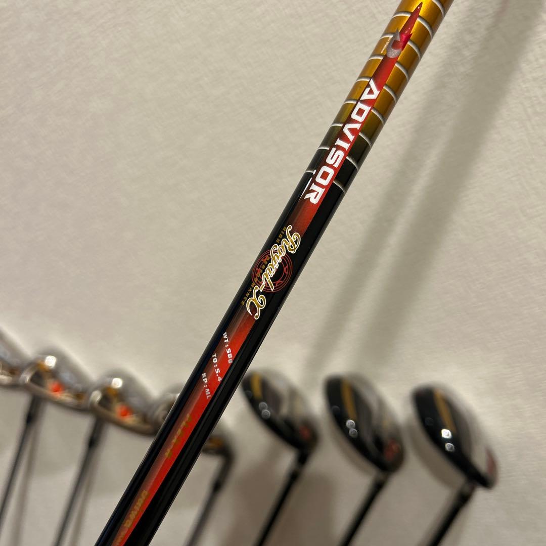 美品DAIWA13本アドバイザー　ロイヤルX　メンズ R ゴルフセット