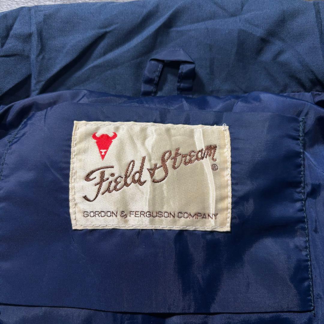 70s80sヴィンテージダウンジャケット生成りバーガンディネイビー短丈古着L