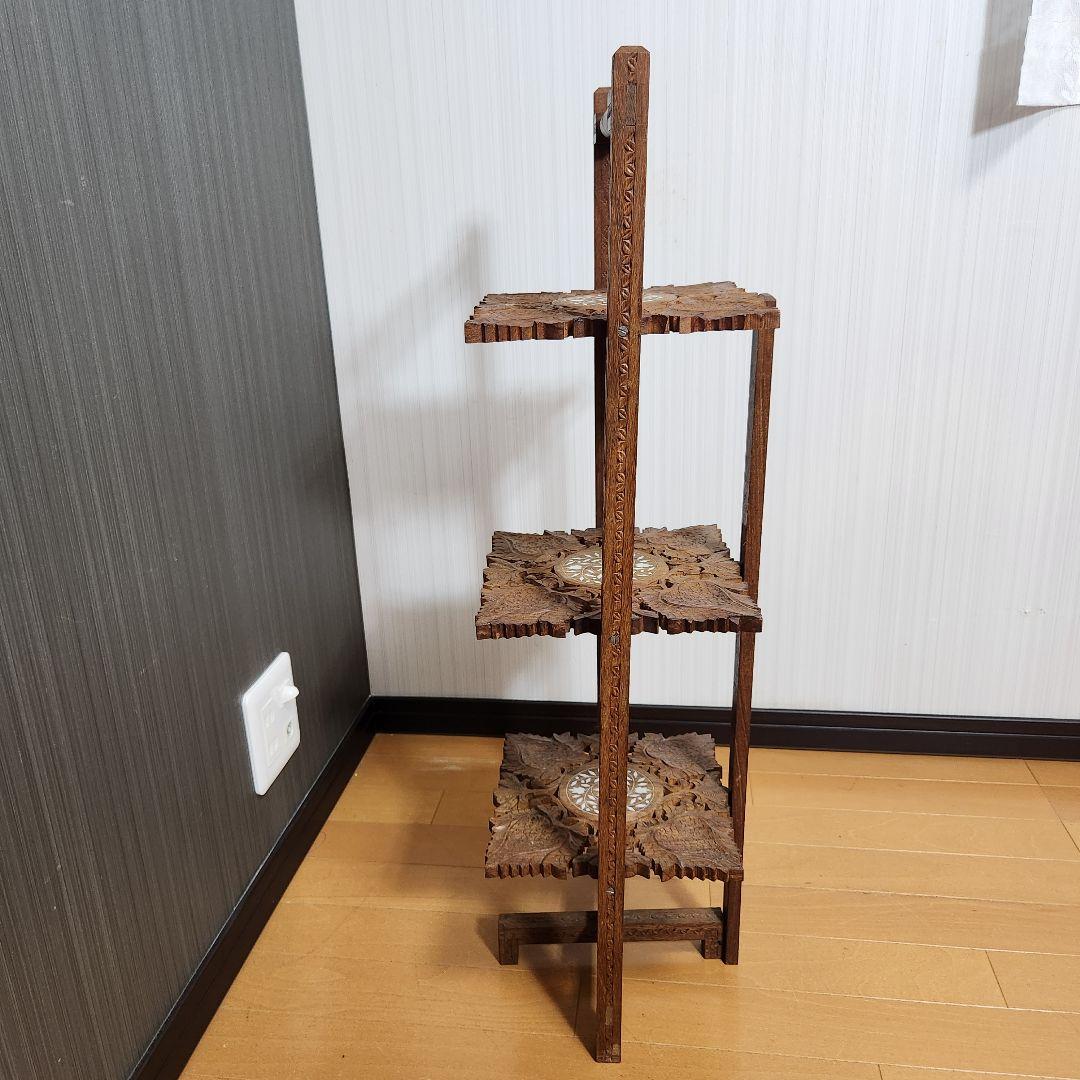 【美品♪最安値♪】木製 ケーキスタンド 3段 折り畳み可能