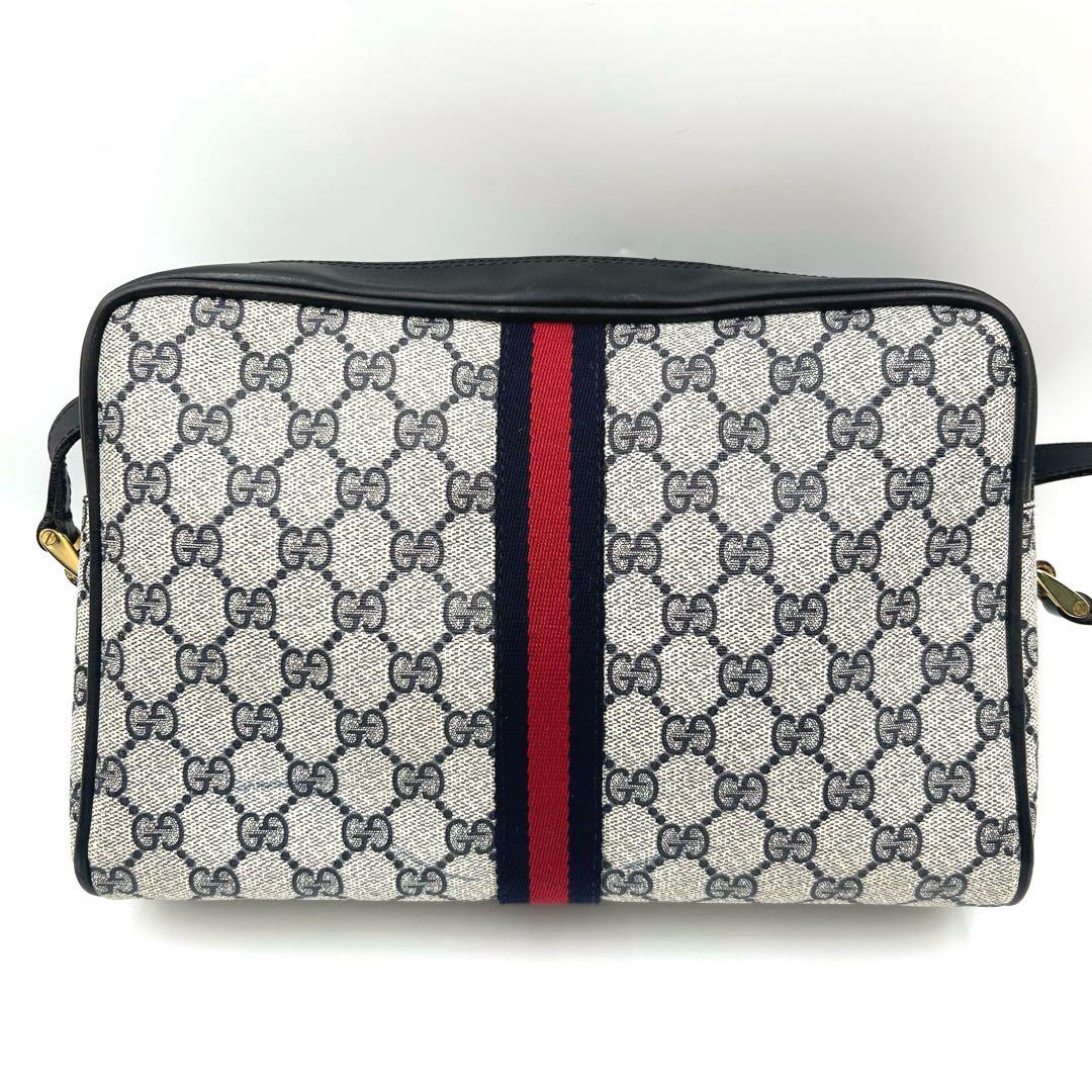 GUCCI　グッチ　シェリーライン　GGスプリーム　PVC 　ショルダーバッグ