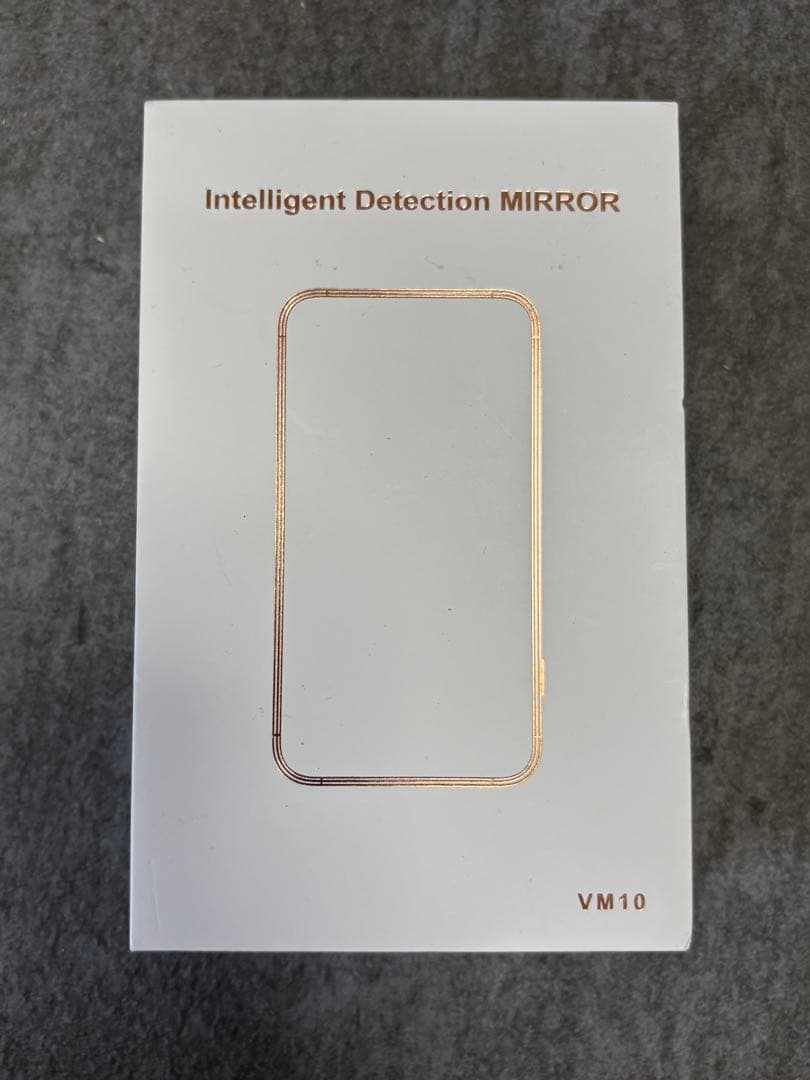 FUNKS UVカメラ付きミラー 手鏡 コンパクト (ブラック)