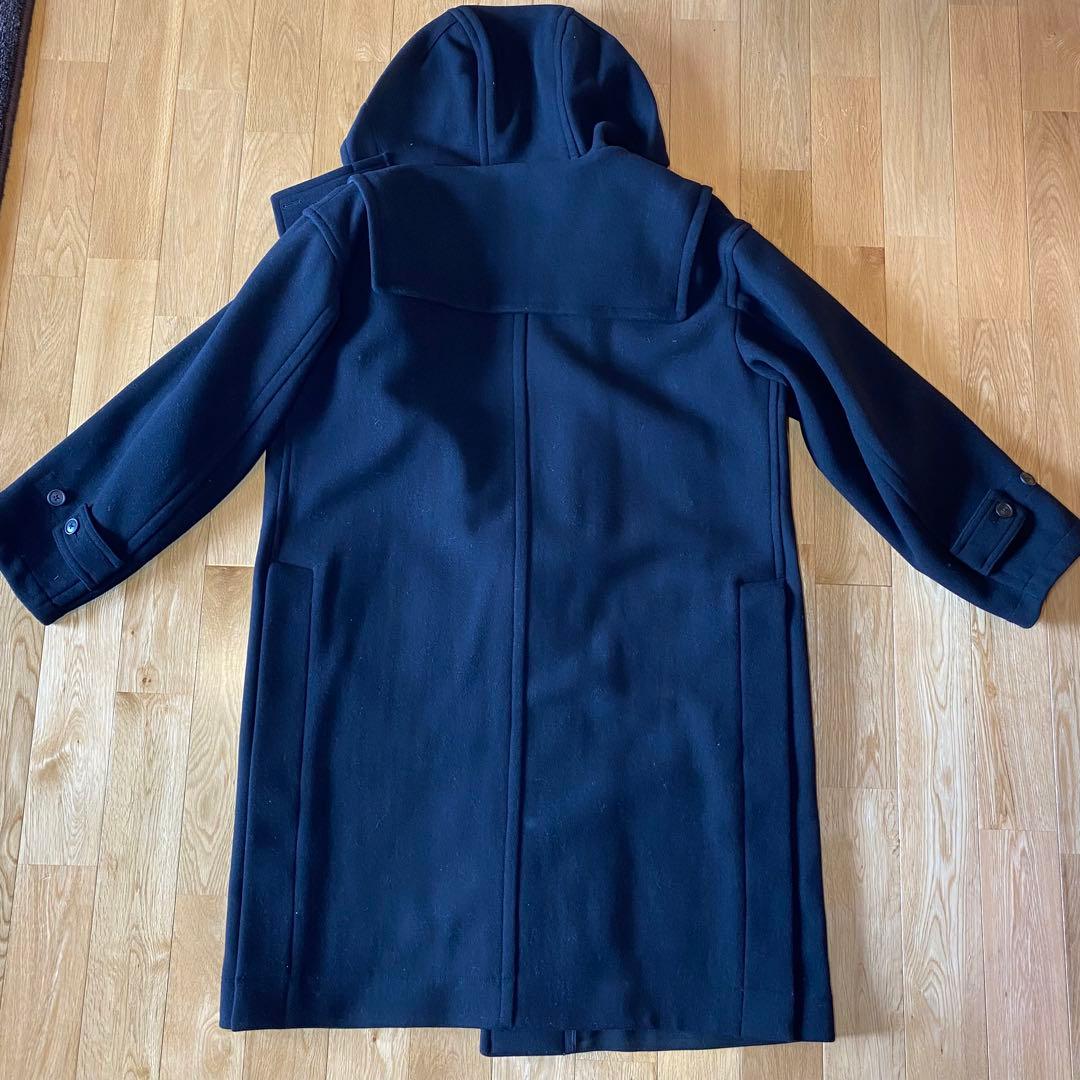 【新品・未着用】＋J ウール　オーバーサイズ　ダッフルコート　ブラック