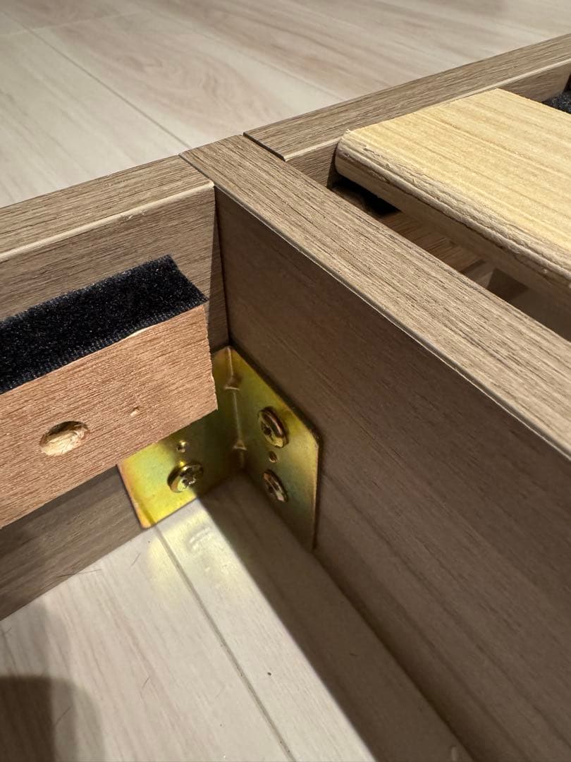 ベッドフレーム ローベッド セミダブル ① 送料込み