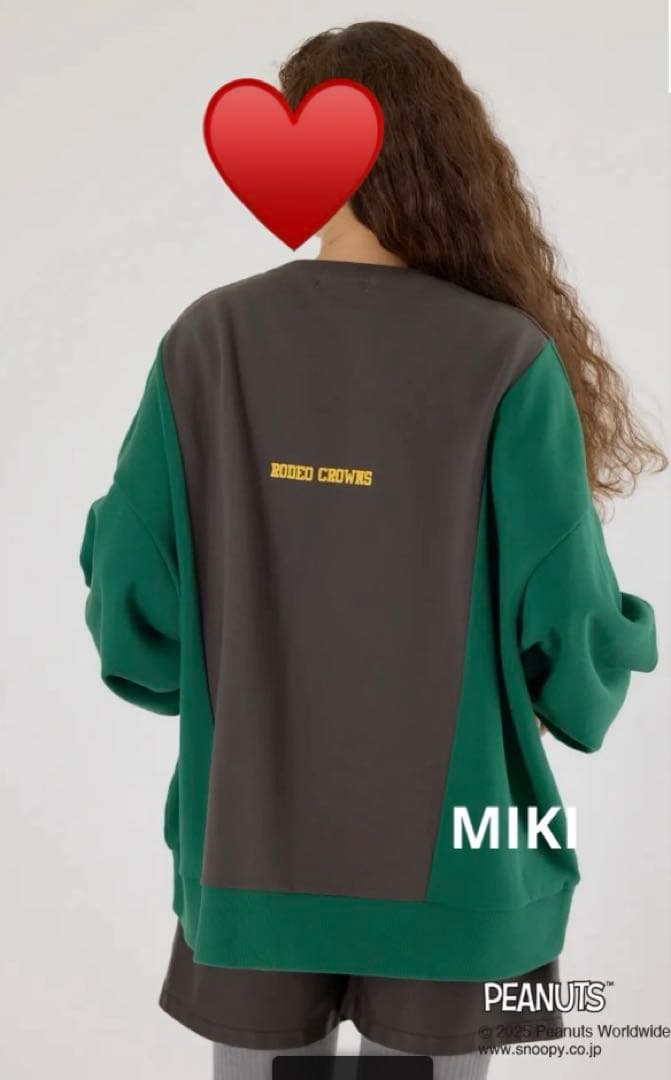 RODEO CROWNS (PEANUTS) カスタム スウェット