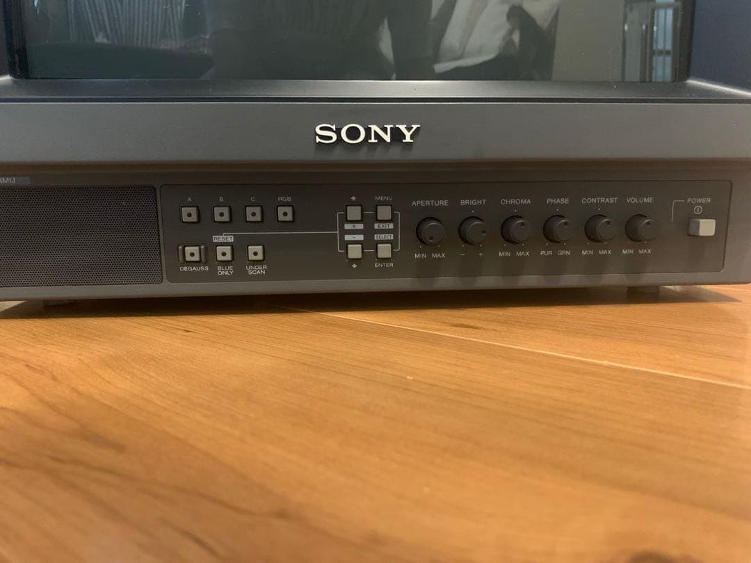 14型トリニトロンカラービデオピクチャーモニター PVM-14M1J SONY