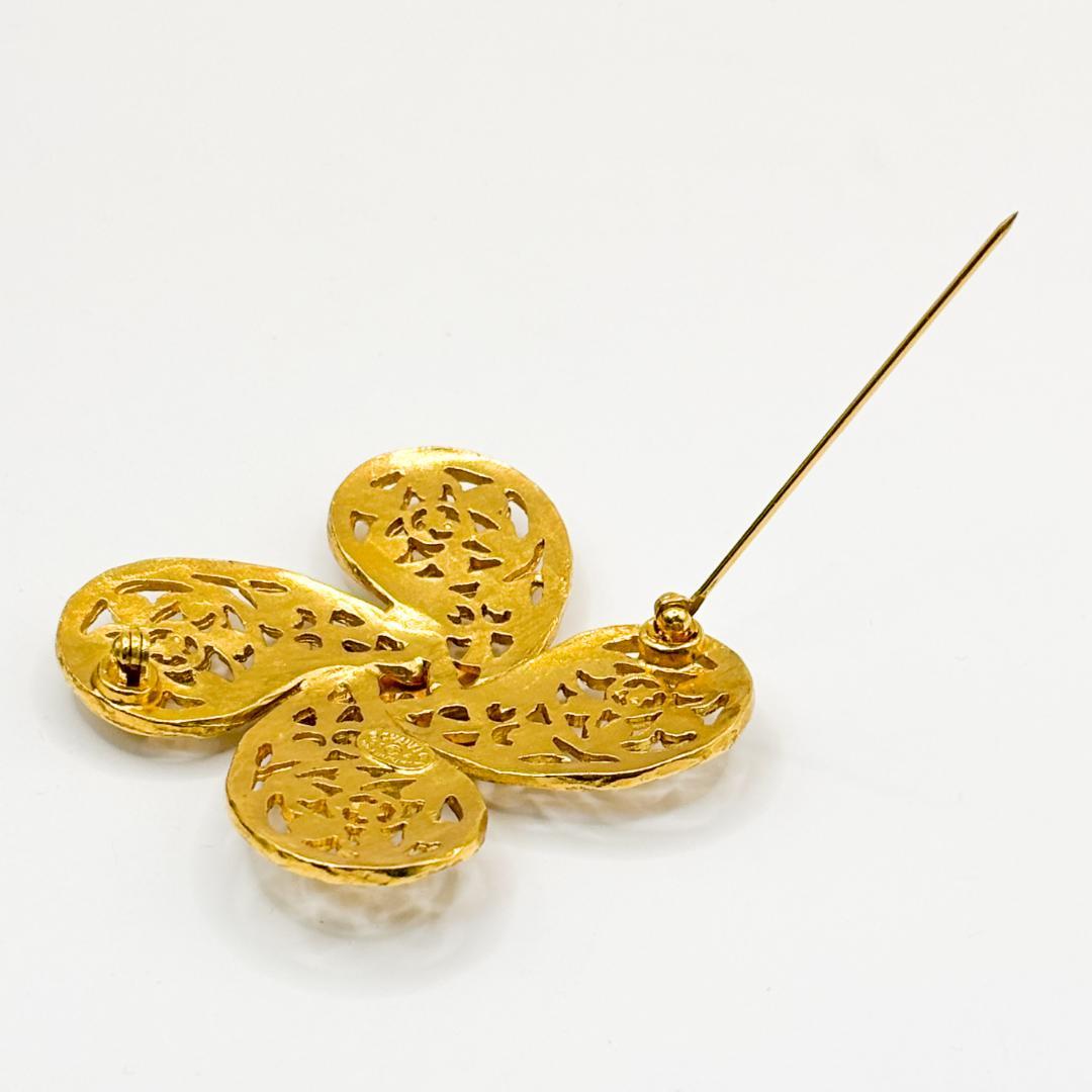 値下品 極美品 シャネル ピンブローチ 95A ゴールド ビンテージ ココマーク