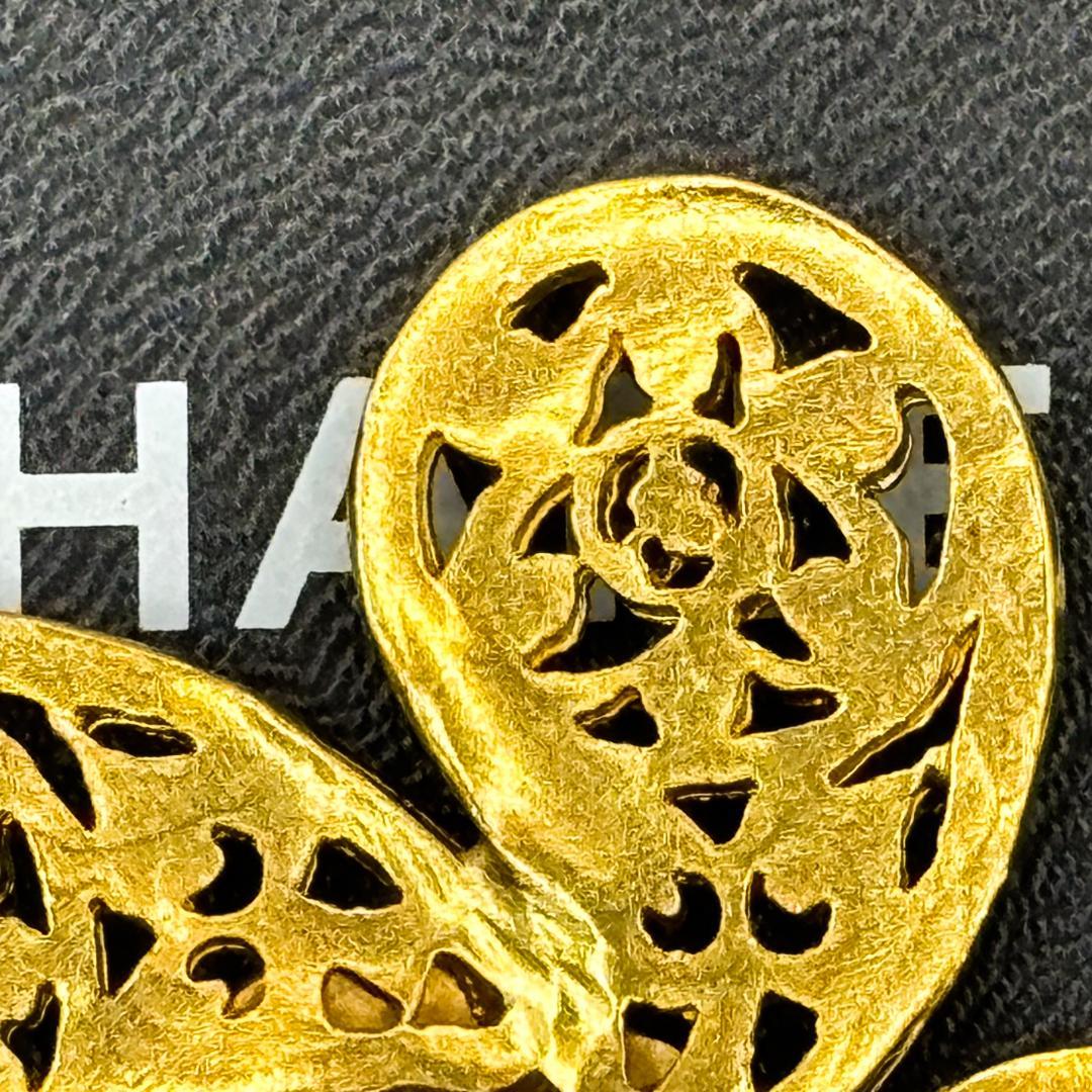 値下品 極美品 シャネル ピンブローチ 95A ゴールド ビンテージ ココマーク