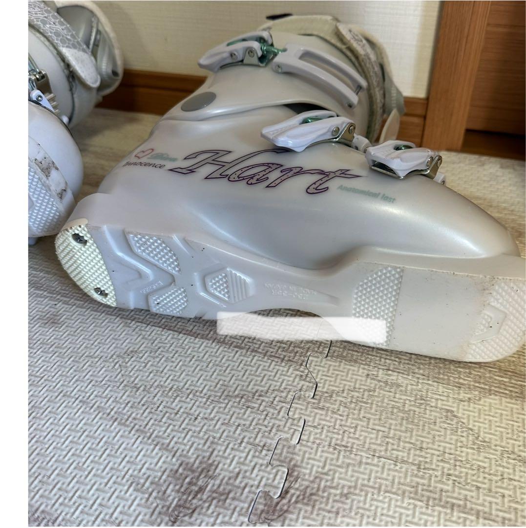 美品 Hart HART DIVA 女性用スキー用ブーツ ホワイト 23cm