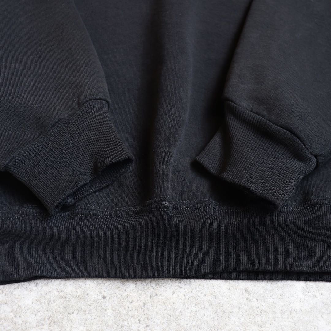 70s 80s ブラック Russell ラッセル 無地スウェット ヴィンテージ