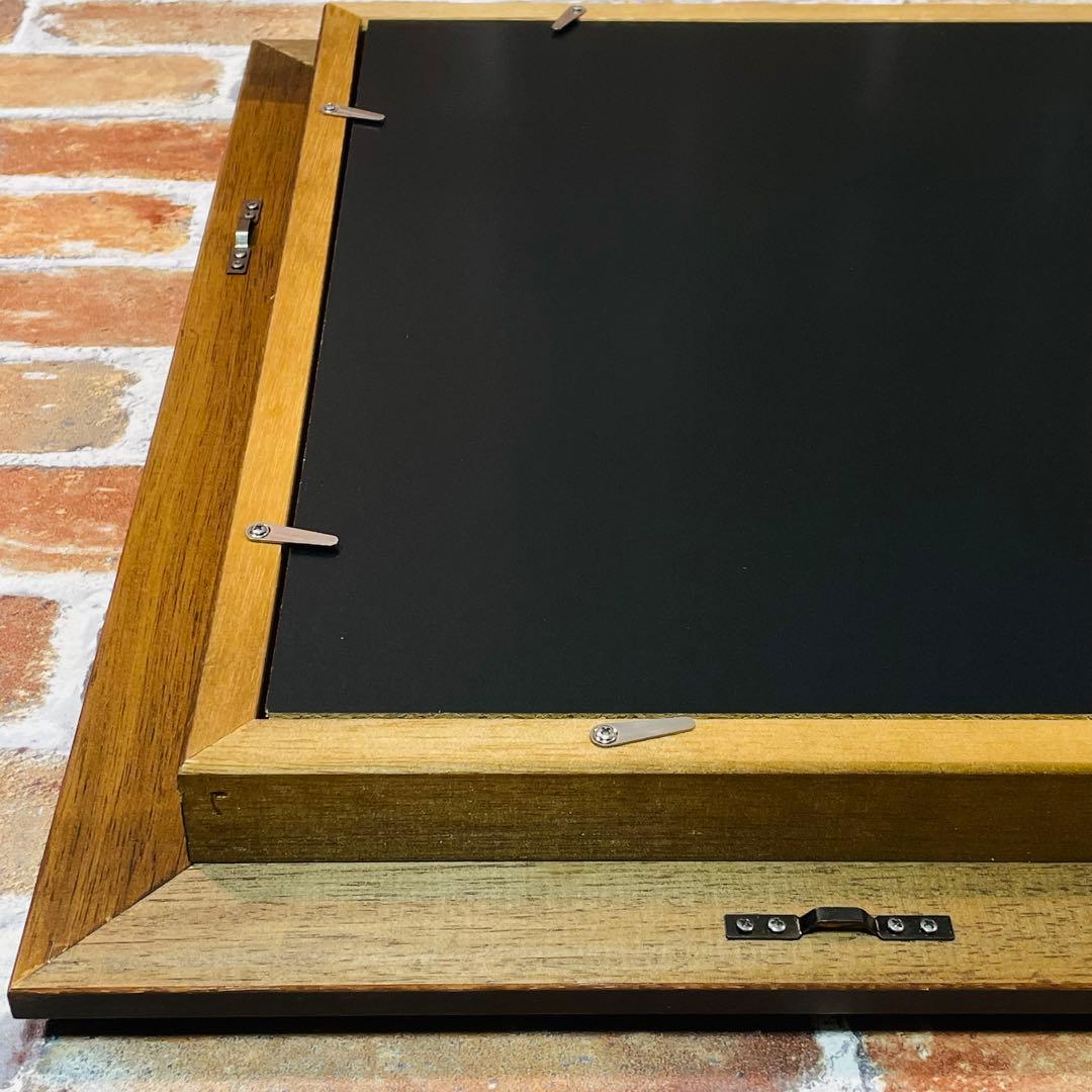 額縁【セピア色】未使用 F6サイズ キャンバス用 ガラス付