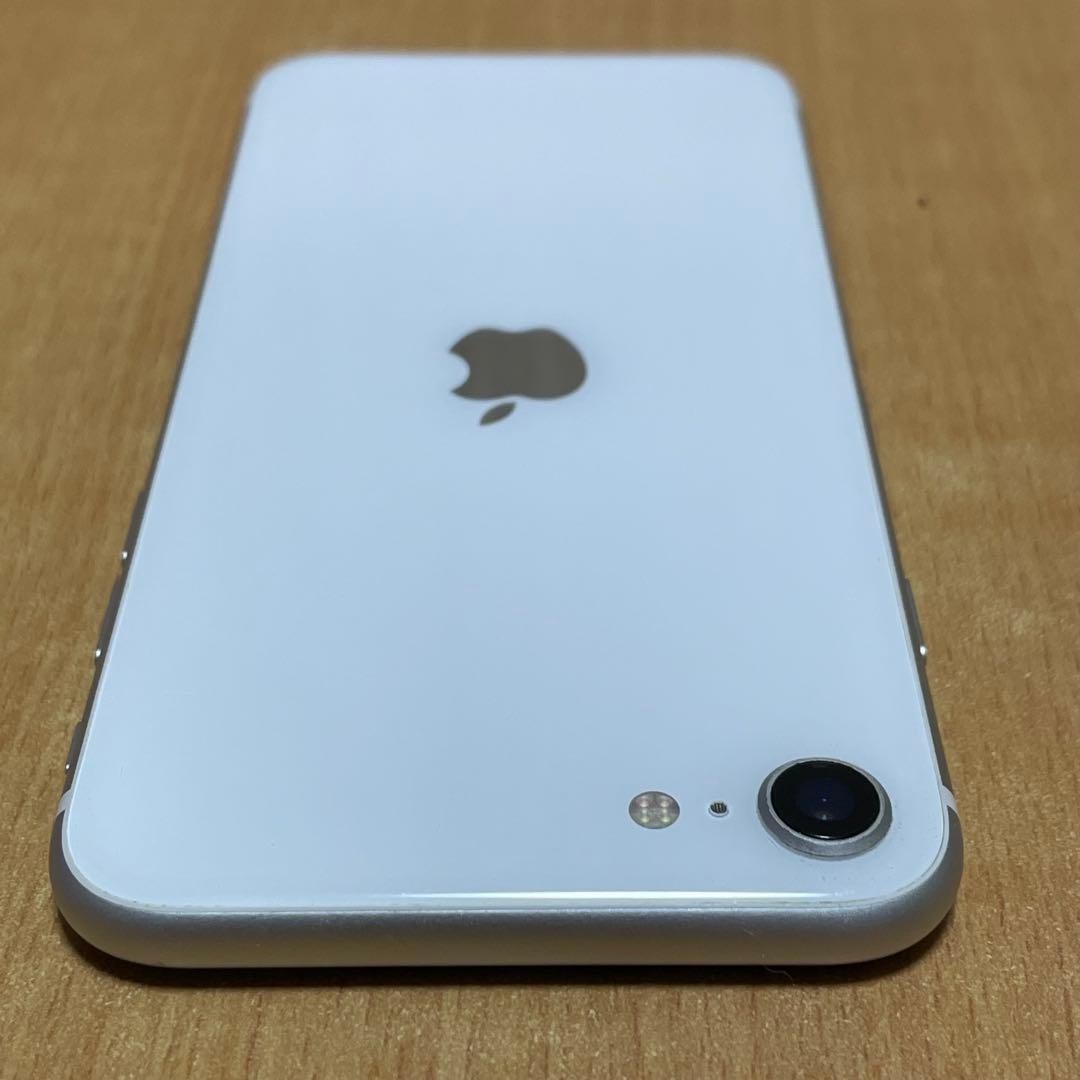 バッテリー100% SIMフリー iPhoneSE2 128GB ホワイト