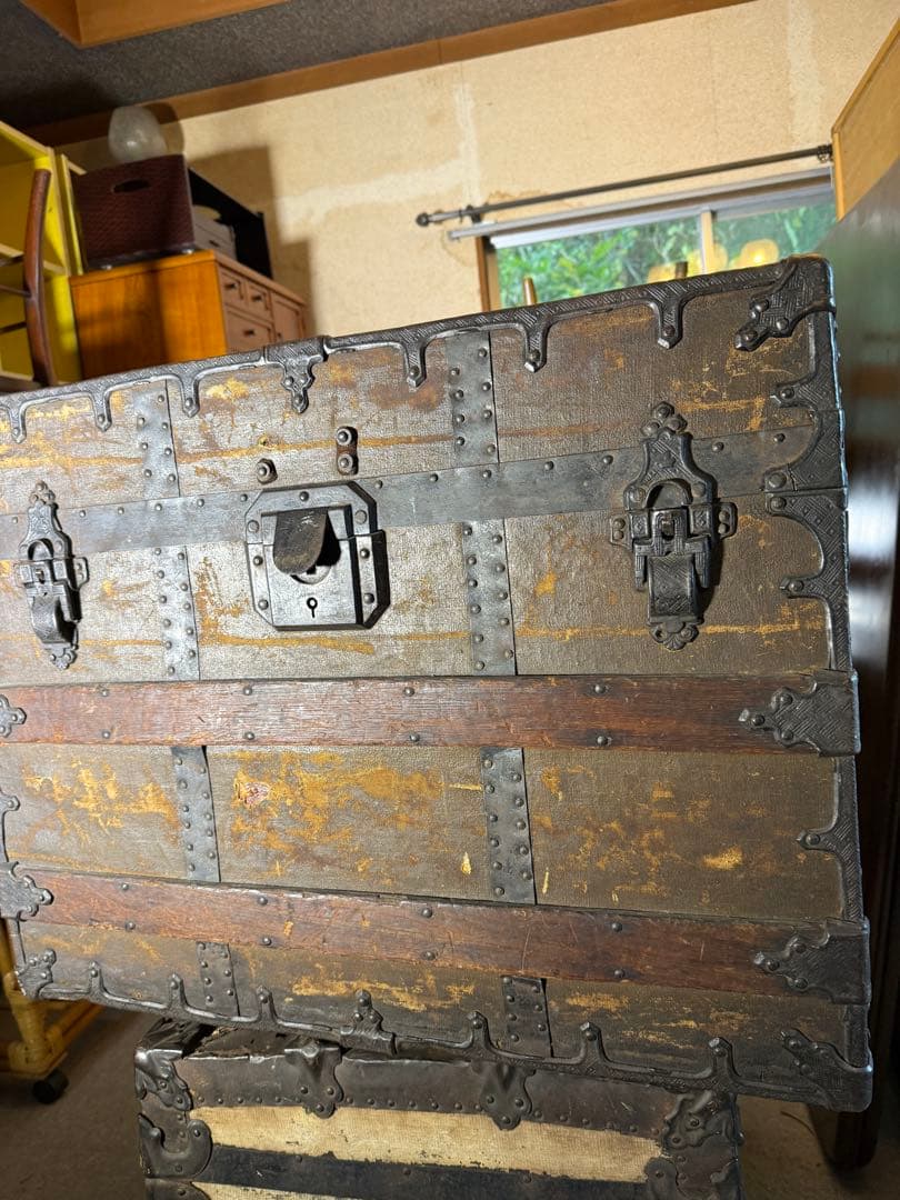 19世紀 O.A.TAYLOR製 スチーマートランク 特大 1880s 鍵なし