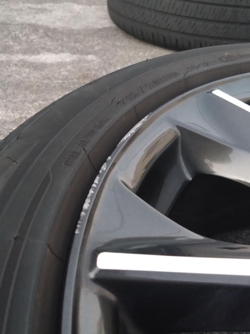 【マツダ CX-3 純正 18インチ ホイール4本＋タイヤ付】215/50R18