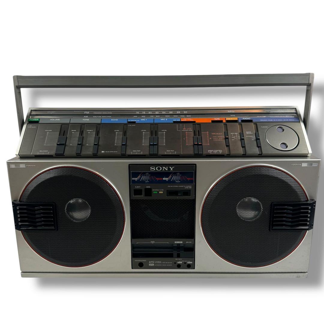 【訳あり】SONY ソニー CFS-99 Bluetoothスピーカー レトロ