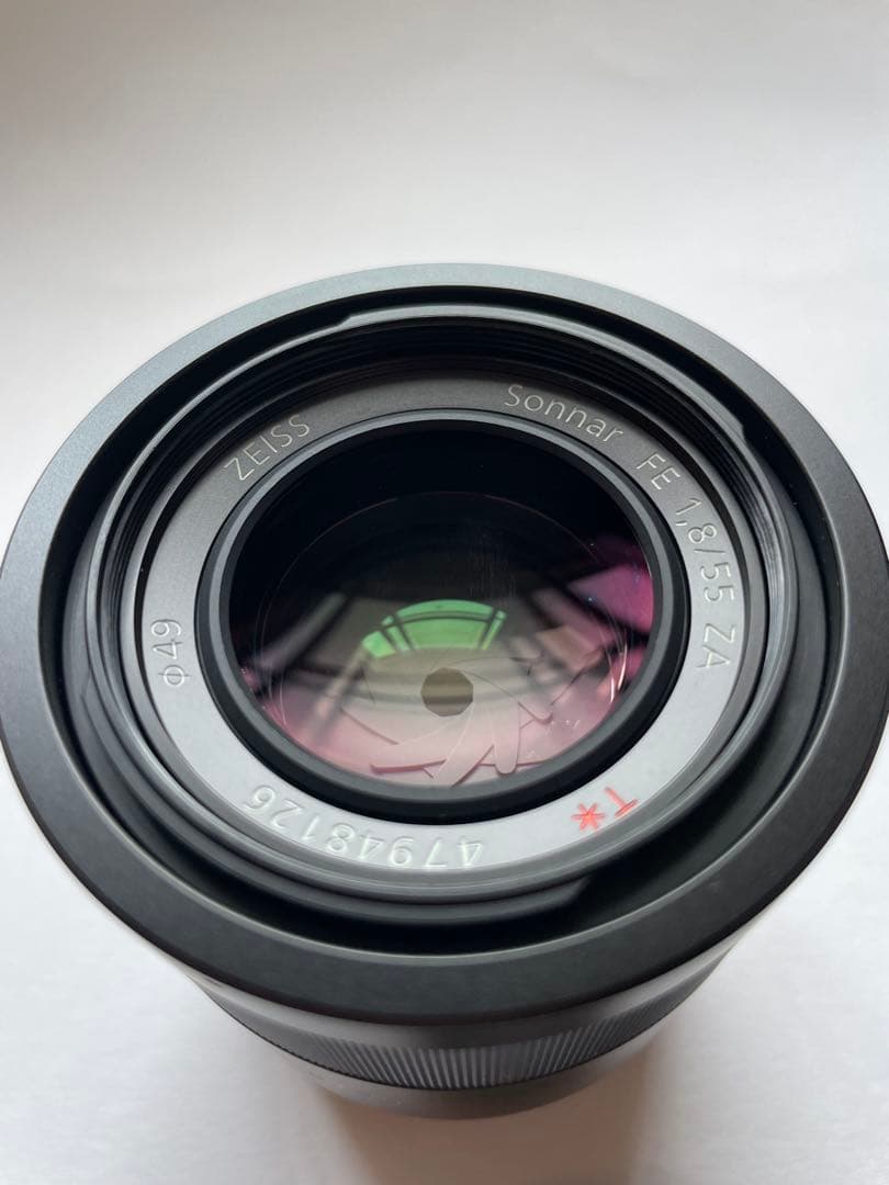 55mm f1.8 za メタルフード付き