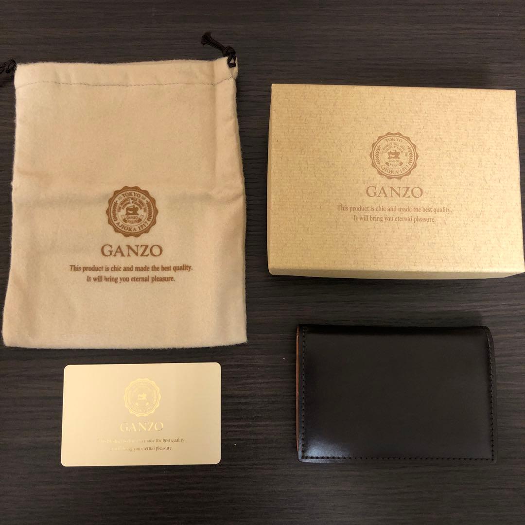 GANZO ダークブラウン 名刺入れ